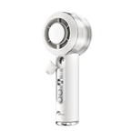 White FAN101 handheld cooling fan with compact portable design